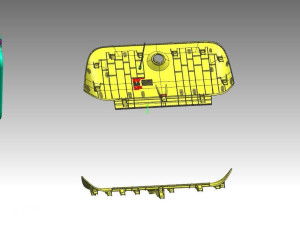 汽車(chē)進(jìn)氣歧管產(chǎn)品氣輔注塑模具